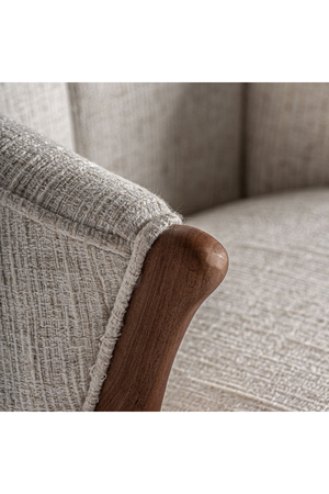   Beige Curved Bar Stool | Oroa.com
