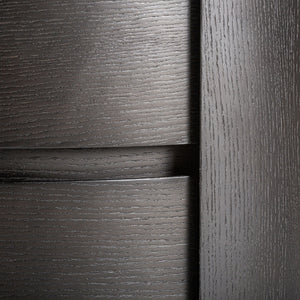   Black Oval Bedside Table | Oroa.com
