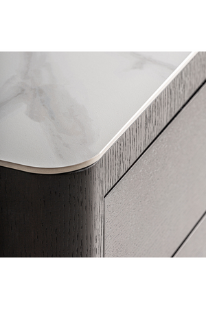   Wooden 2-Drawer Nightstand | Oroa.com