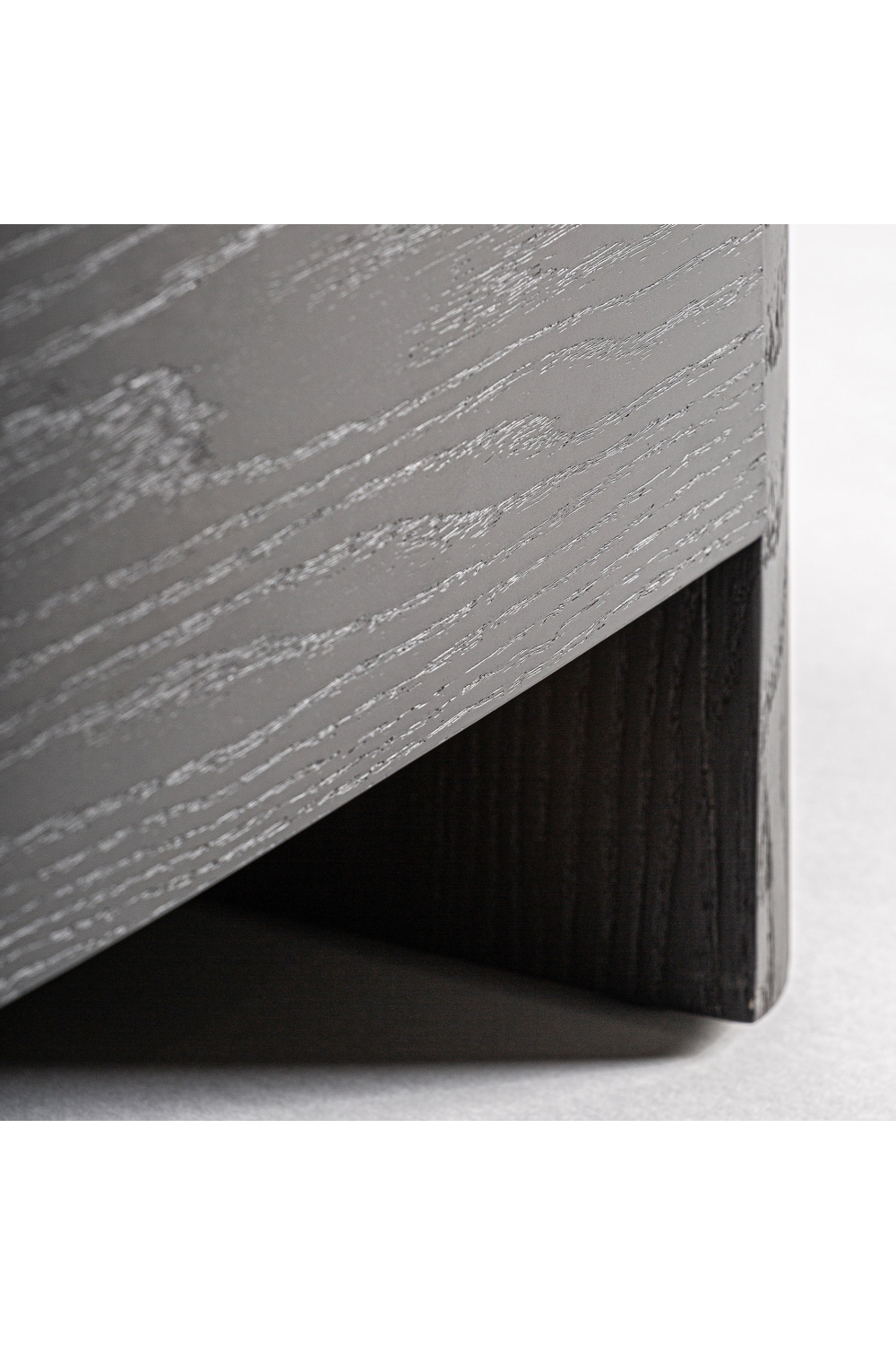  Black 2-Drawer Nightstand | Oroa.com