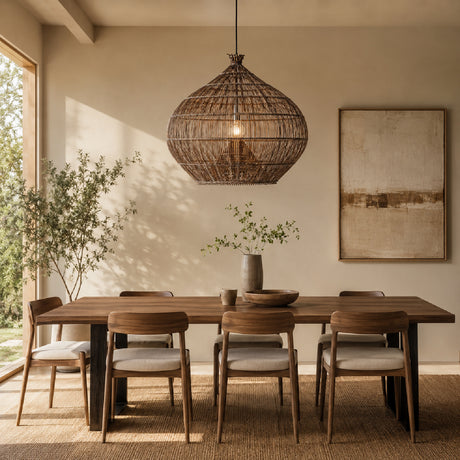   Boho Style Bamboo Pendant Lamp | Oroa.com
