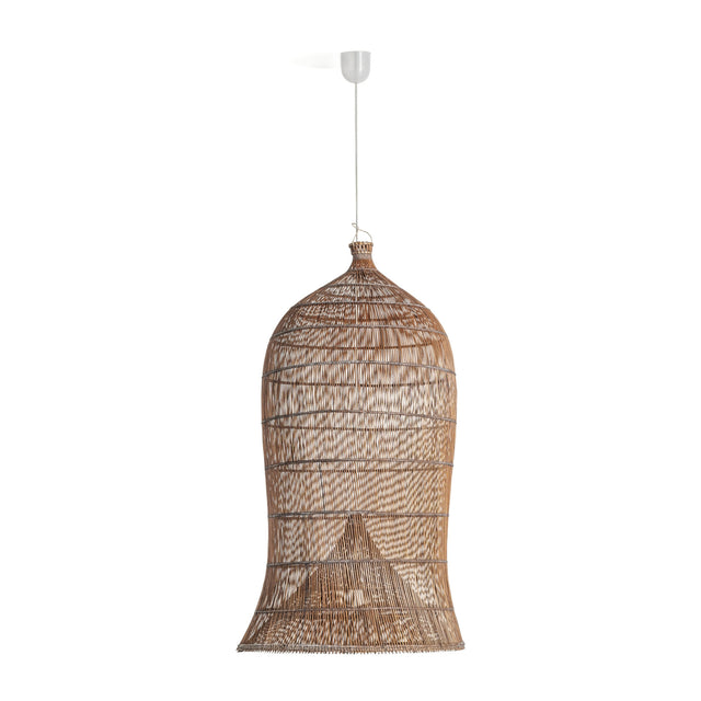 Modern European furniture - Bamboo Bell-Shaped Pendant Light - www.oroa.com