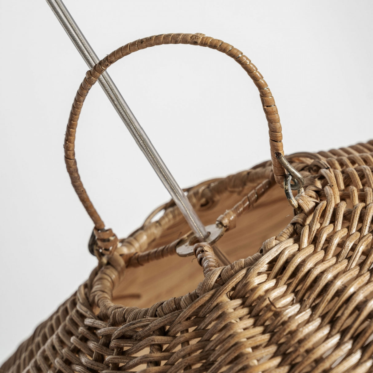   Woven Brown Rattan Pendant Lamp | Oroa.com