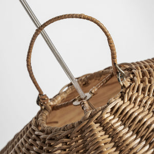   Woven Brown Rattan Pendant Lamp | Oroa.com