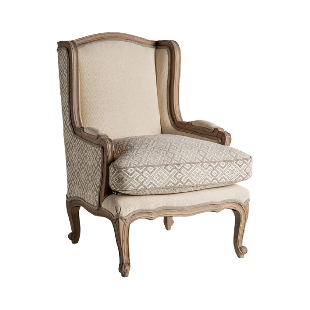 Modern European furniture - Beige Classic Accent Chair - www.oroa.com