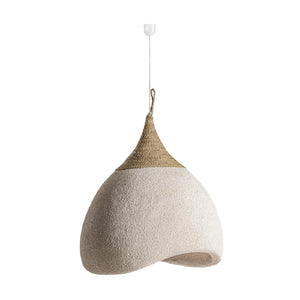   Cream Curved Pendant Lamp | Oroa.com