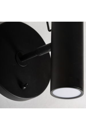   Black Cylindrical Wall Lamp | Oroa.com