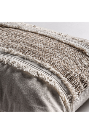   Fringed Cotton Cushion | Oroa.com