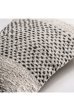   Patterned Off-White Cotton Cushion | Oroa.com