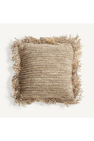   Natural Fiber Boho Cushion | Oroa.com