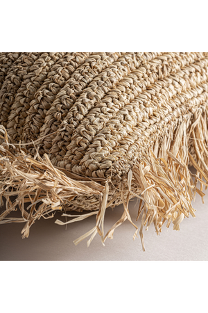   Natural Fiber Boho Cushion | Oroa.com