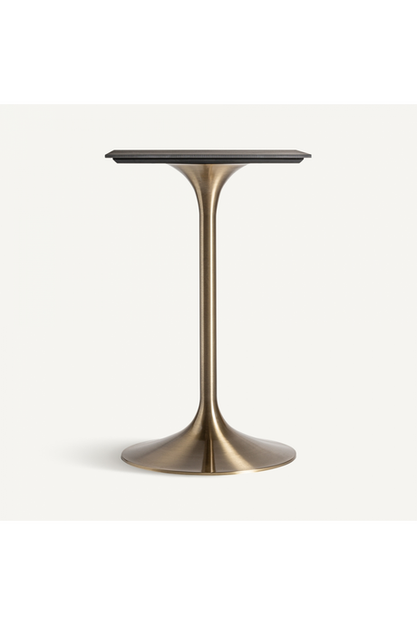   Square Black Porcelain Bar Table | Oroa.com