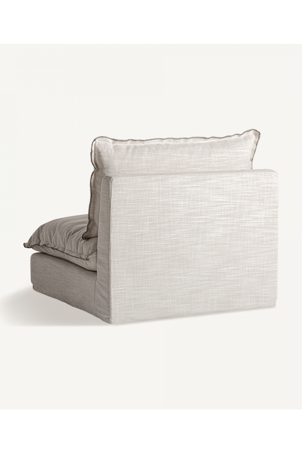   Off White Flanged Central Sofa | Oroa.com