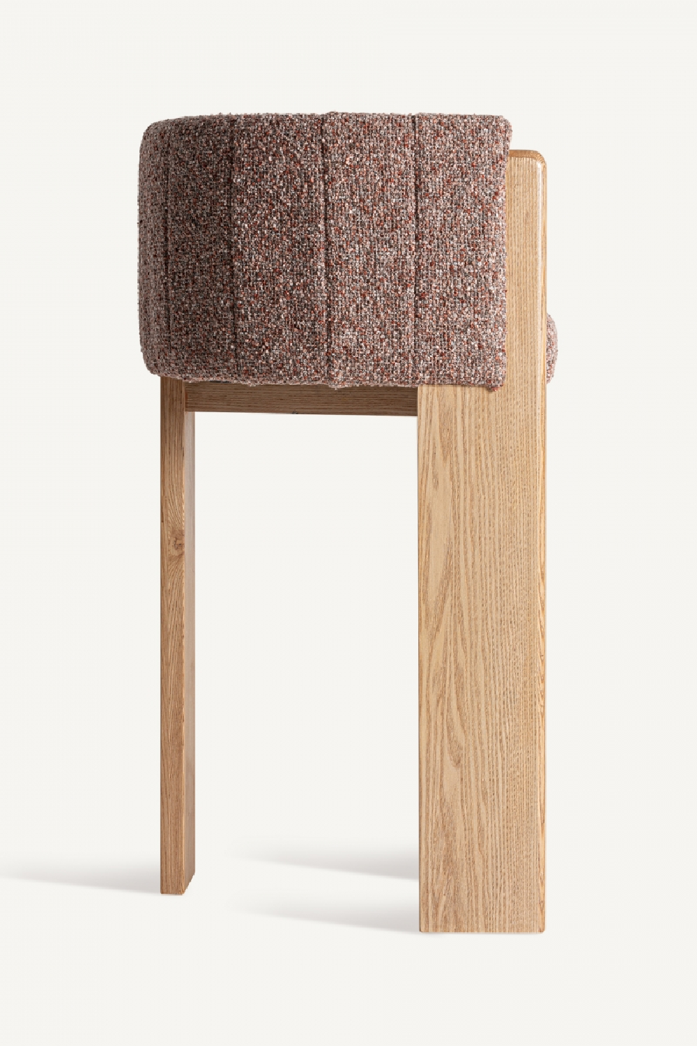   Oak Framed Curved Stool | Oroa.com