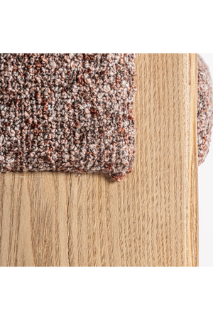   Oak Framed Curved Stool | Oroa.com