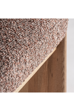   Oak Framed Curved Stool | Oroa.com