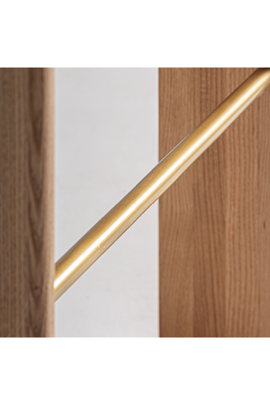   Oak Framed Curved Stool | Oroa.com