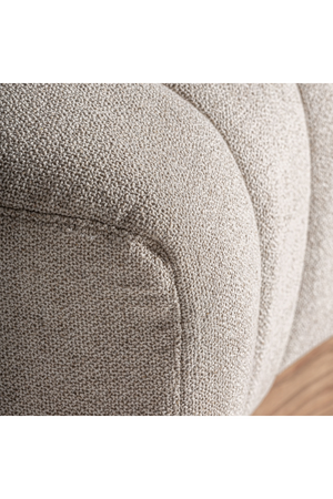   Beige Channeled Central Sofa | Oroa.com