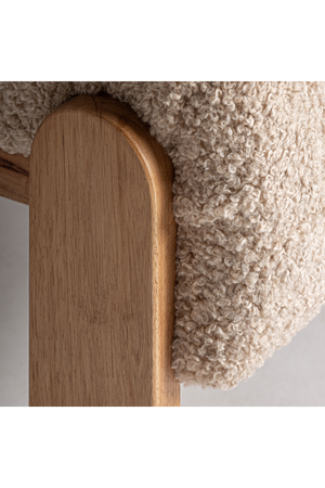   Beige Tufted Lounge Chair | Oroa.com