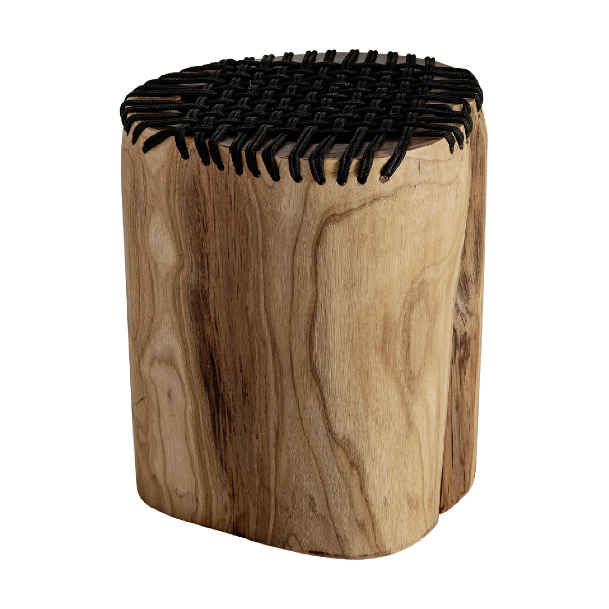   Black Rope Wooden Side Table | Oroa.com