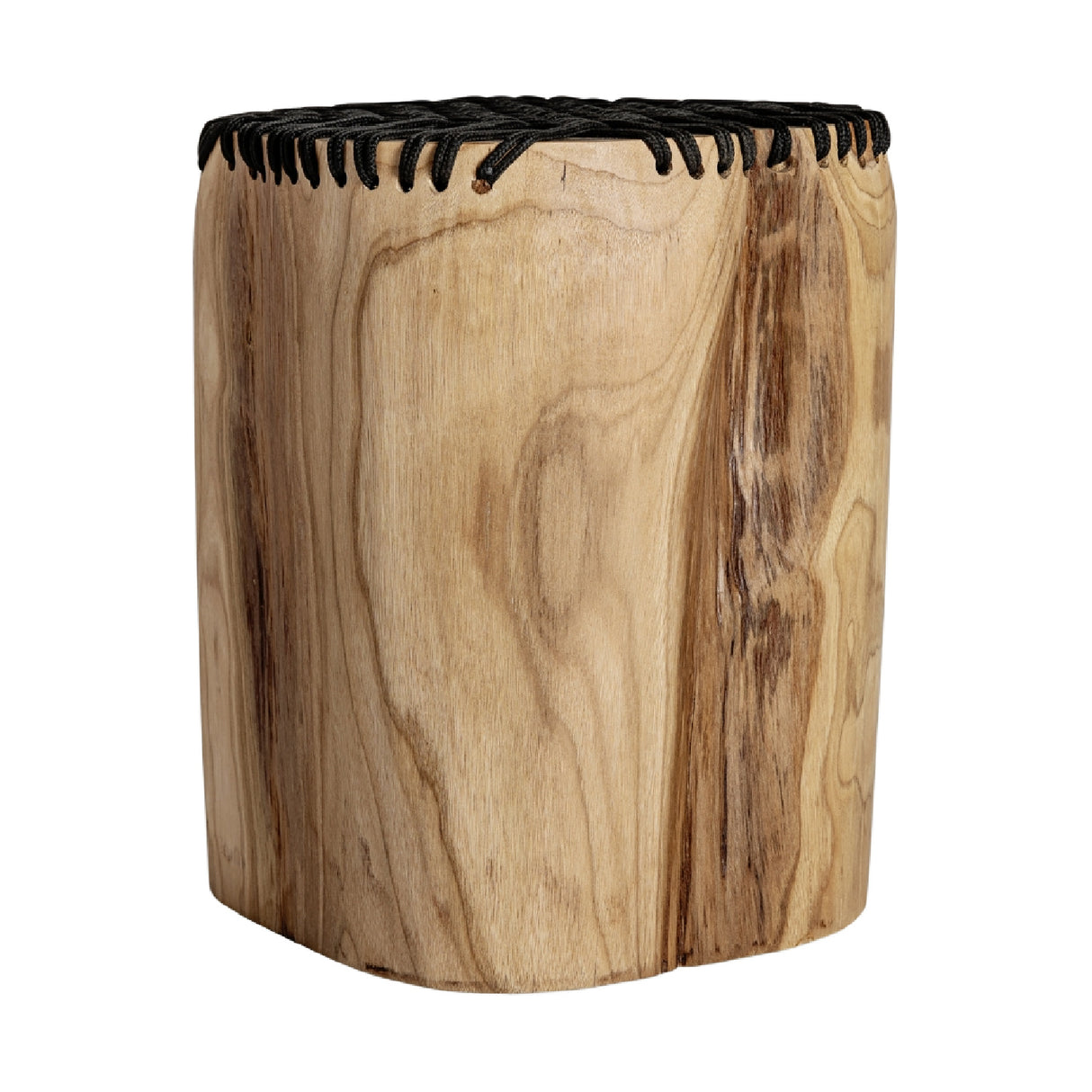   Black Rope Wooden Side Table | Oroa.com