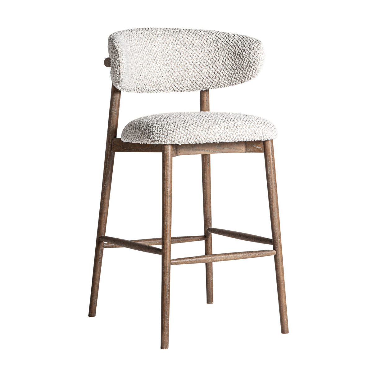   Brown Ash Wood Bar Stool | Oroa.com