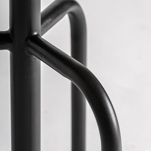   Brown Leather Seat Counter Stool | Oroa.com