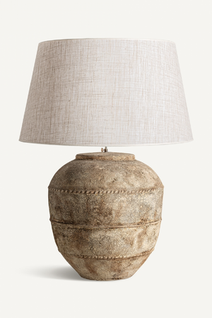   Brown Terracotta Table Lamp | Oroa.com