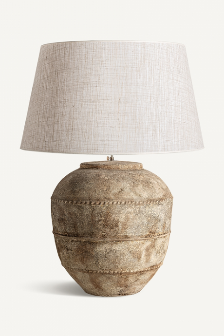   Brown Terracotta Table Lamp | Oroa.com