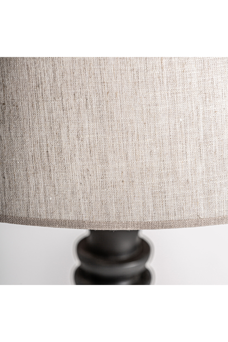   White Linen Table Lamp | Oroa.com