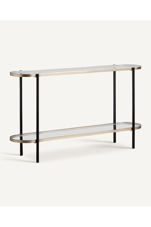   Crystal Top Console Table | Oroa.com