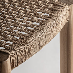   Modern European furniture - Brown Teak Counter Stool - www.oroa.com | Oroa.com