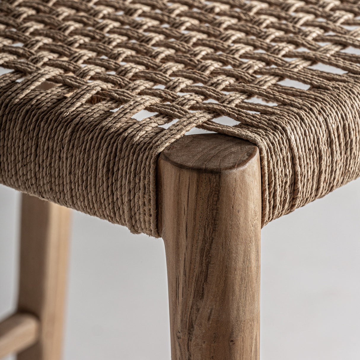   Modern European furniture - Brown Teak Bar Stool - www.oroa.com | Oroa.com