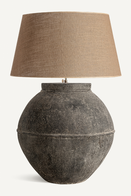   Gray Terracotta Table Lamp | Oroa.com