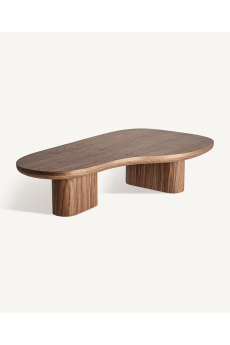   Organic-Shaped Wooden Coffee Table | Oroa.com