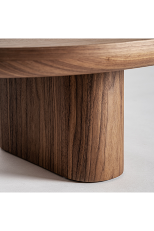   Organic-Shaped Wooden Coffee Table | Oroa.com