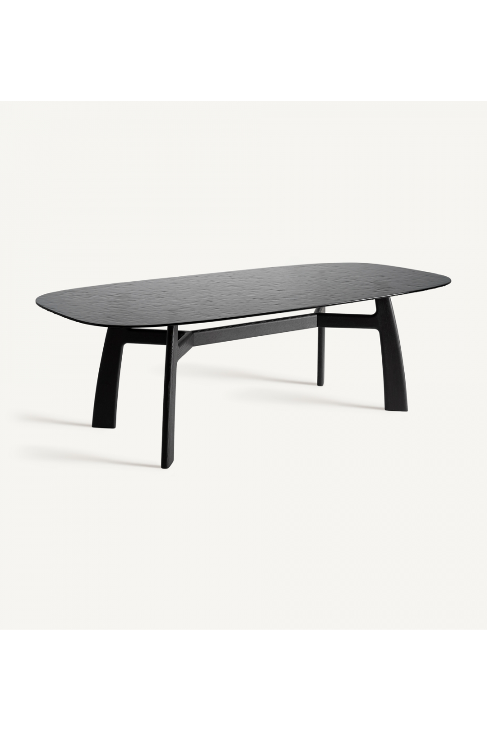   Black Ash Wood Dining Table | Oroa.com