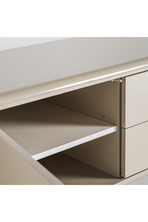   Gray Wooden Media Unit | Oroa.com
