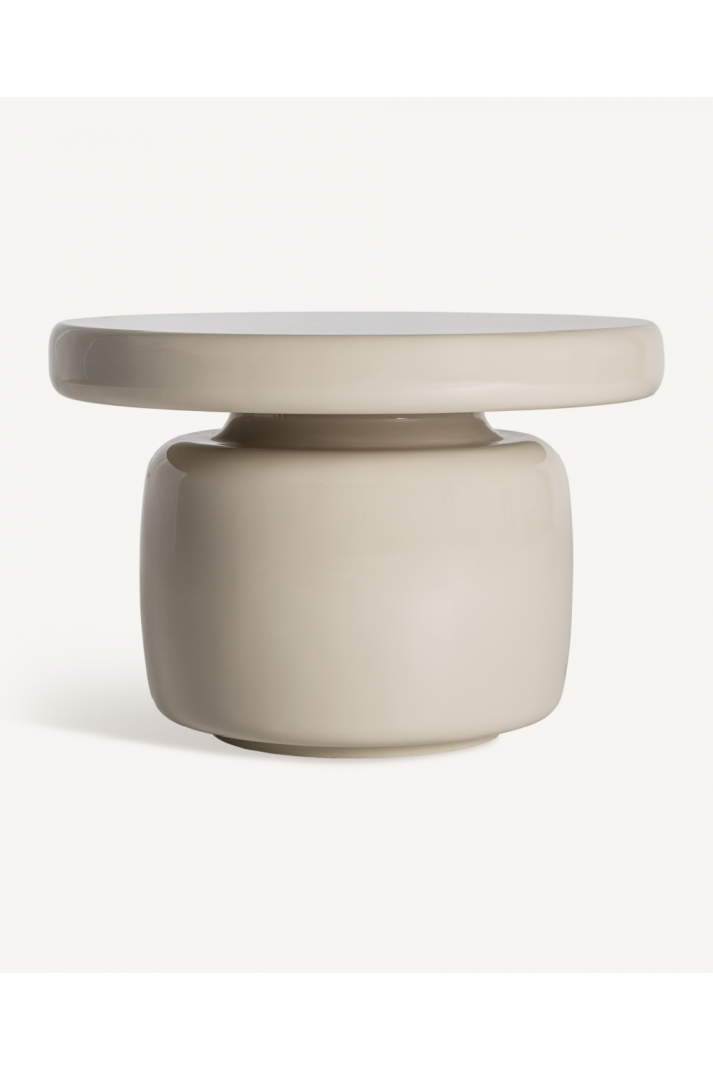   White Fiber Glass Side Table | Oroa.com