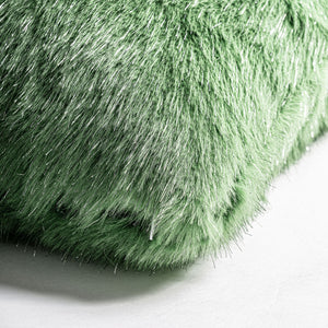  Green Furry Cushion | Oroa.com