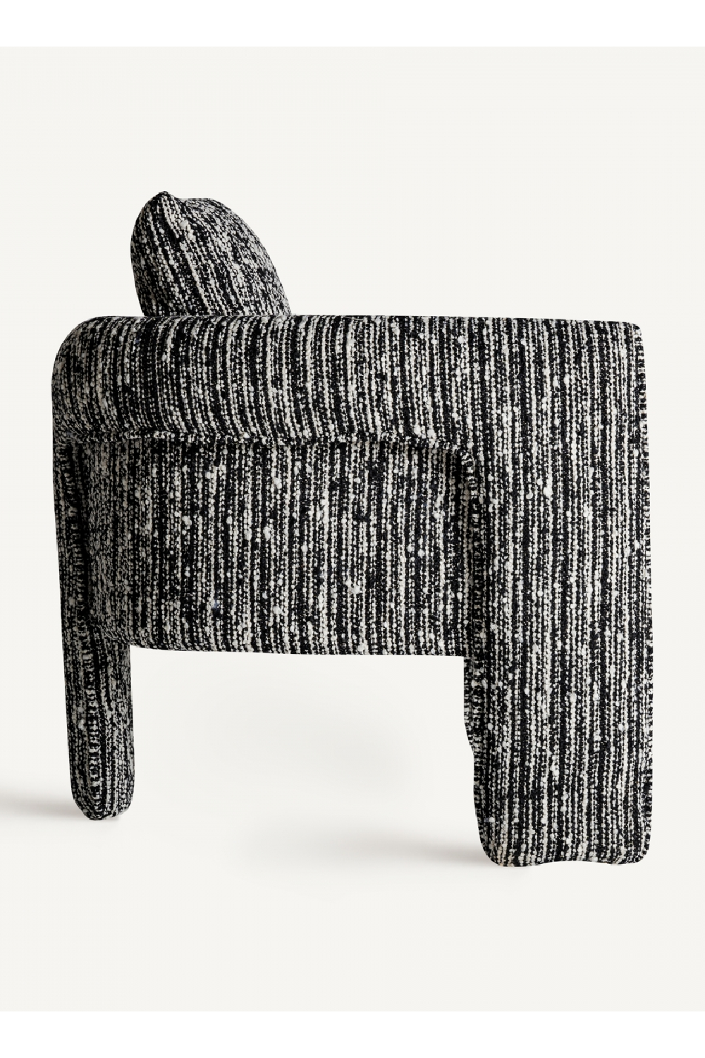   Marbled Black Accent Armchair | Oroa.com