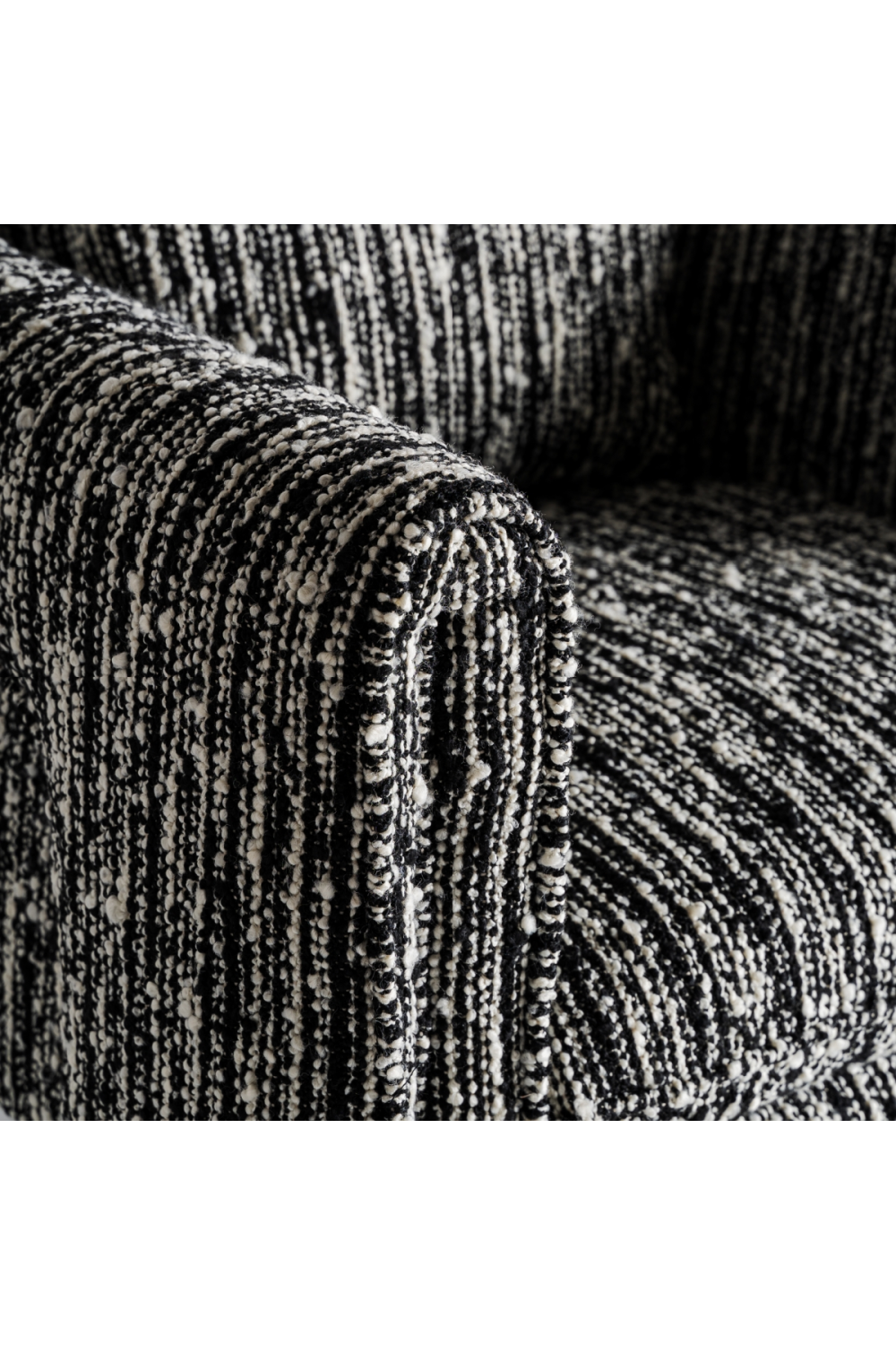   Marbled Black Accent Armchair | Oroa.com