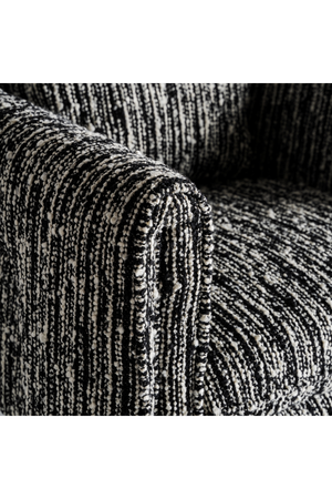   Marbled Black Accent Armchair | Oroa.com