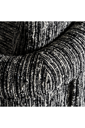   Marbled Black Accent Armchair | Oroa.com