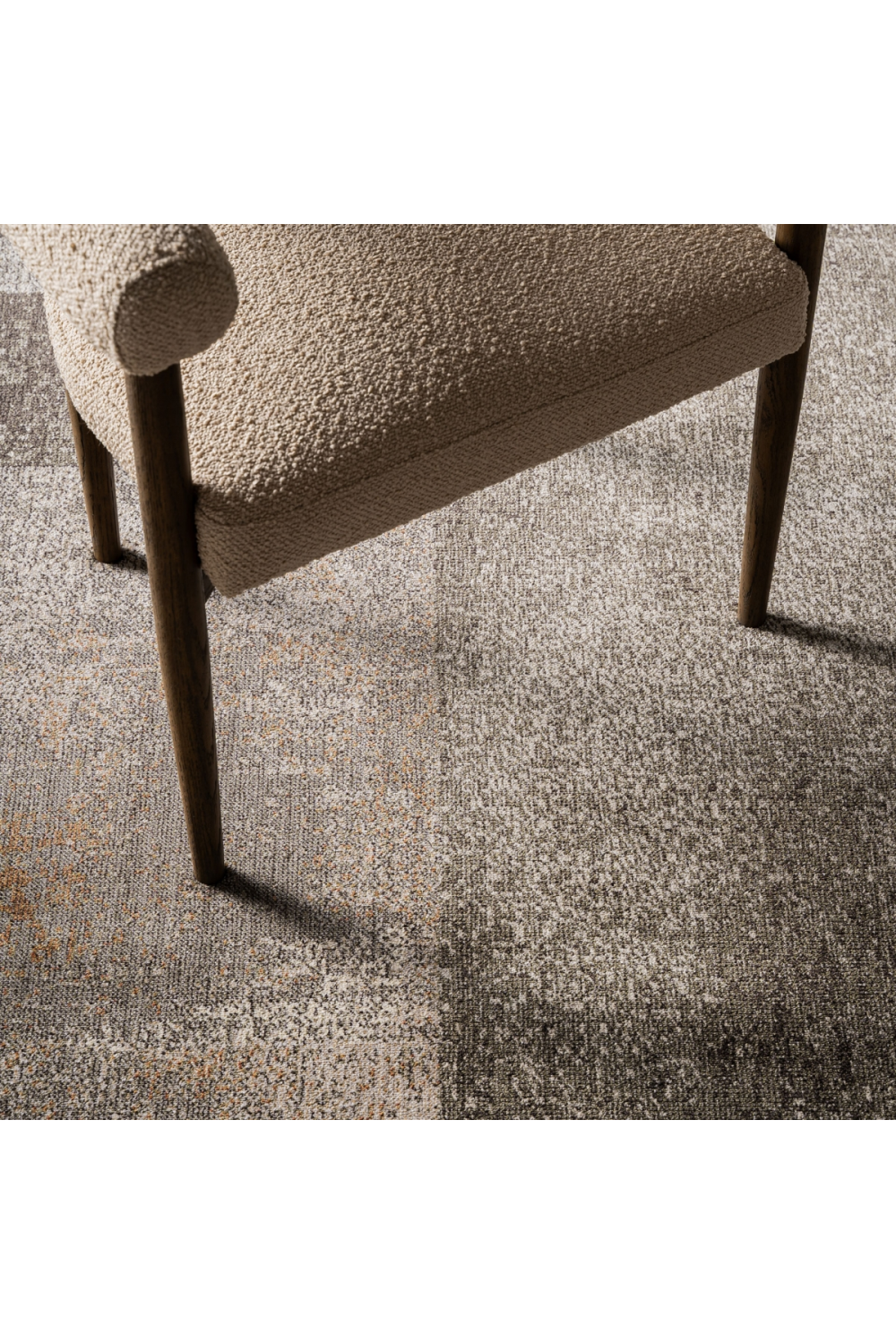   Brown Geometric Patterned Carpet 11' x 7'8" | Oroa.com