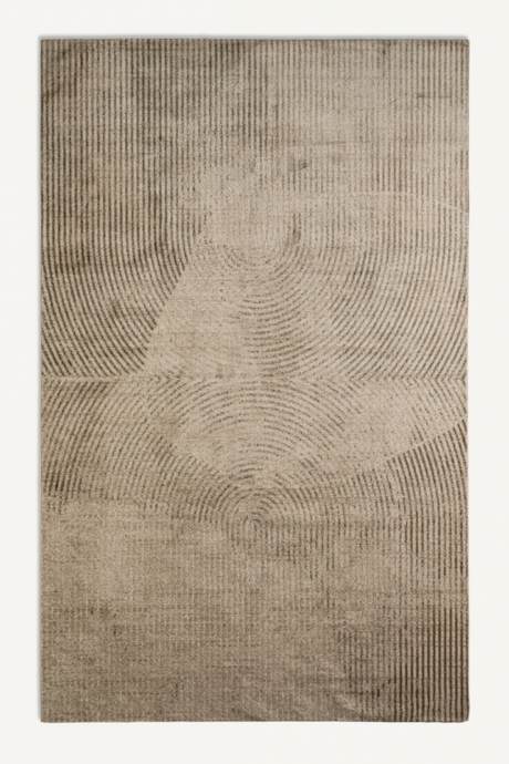   Faded Green Patterned Rug 11' x 7'8" | Oroa.com
