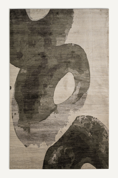   Green Abstract Print Rug 11' x 7'8" | Oroa.com