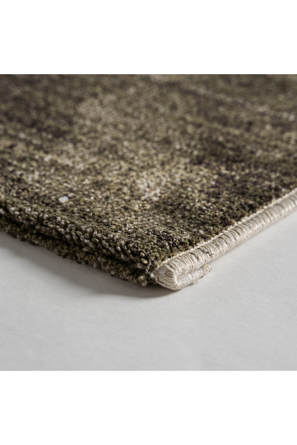   Green Abstract Print Rug 11' x 7'8" | Oroa.com