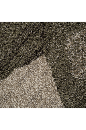   Green Abstract Print Rug 11' x 7'8" | Oroa.com