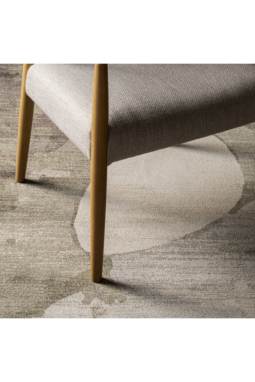   Green Abstract Print Rug 11' x 7'8" | Oroa.com